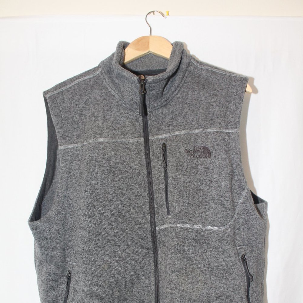 North Face Fleece Vest- Medium Weight Soft Shell